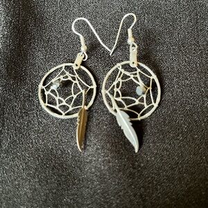 Vintage Dreamcatcher Steel Earrings